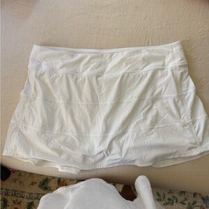 Lululemon white tennis skort